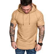 Hooded Cotton Casual T Shirt